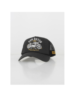 Casquette trucker moto gris anthracite homme - Von Dutch