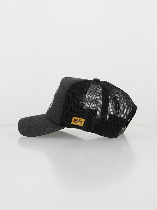 Casquette trucker moto gris anthracite homme - Von Dutch