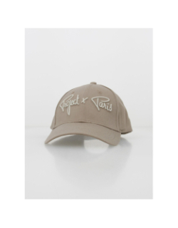 Casquette signature logo brodé marron - Project X Paris