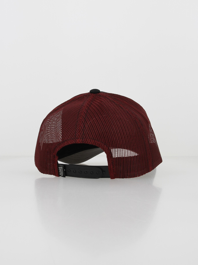 Casquette baseball filet noir bordeaux homme - Von Dutch