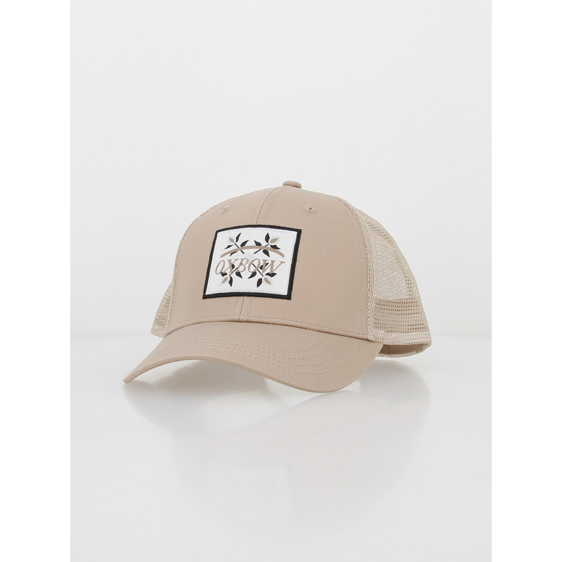 Casquette trucker logo corporate kepy beige - Oxbow