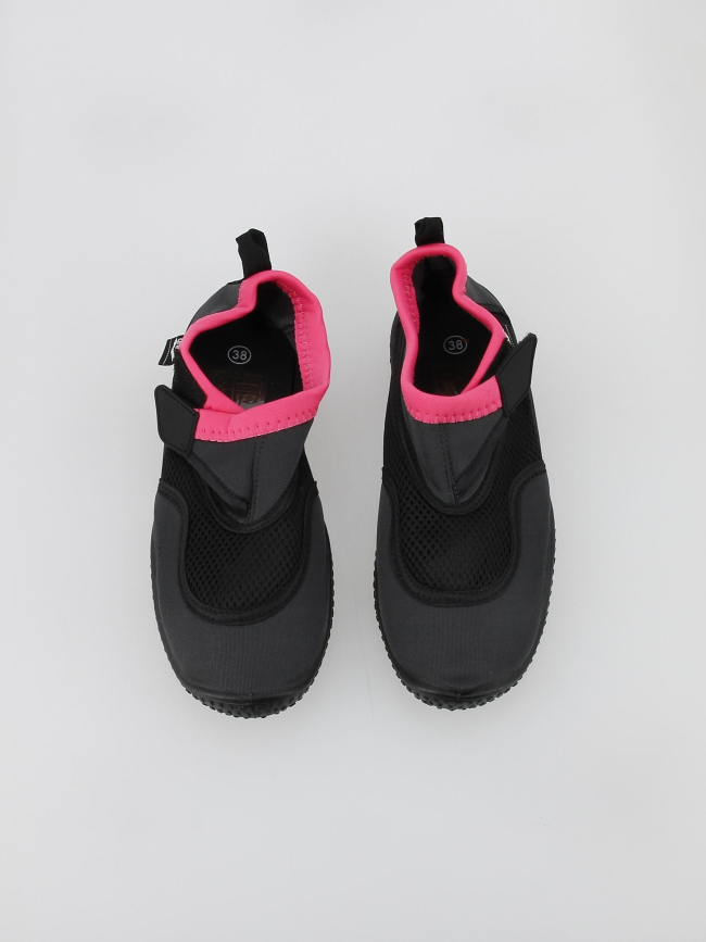 Chaussures d'eau polybag gris anthracite rose femme - Arena