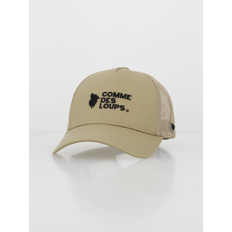 Casquette trucker beige - Comme Des Loups