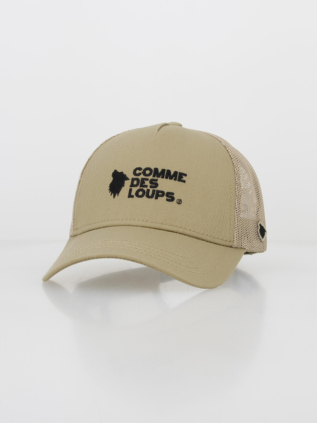 Casquette trucker beige - Comme Des Loups