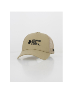 Casquette trucker beige - Comme Des Loups