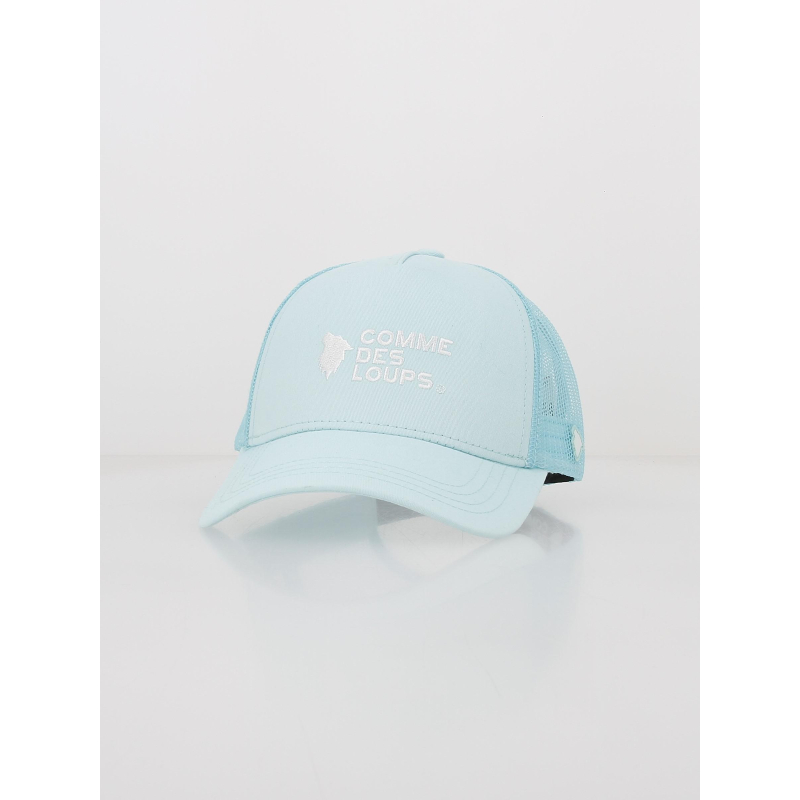 Casquette trucker bleu turquoise - Comme Des Loups