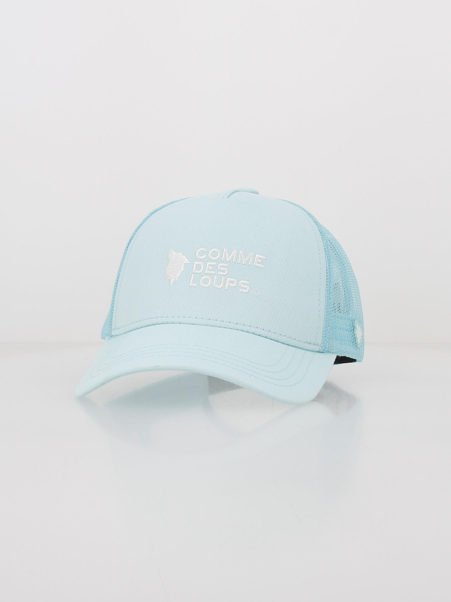 Casquette trucker bleu turquoise - Comme Des Loups