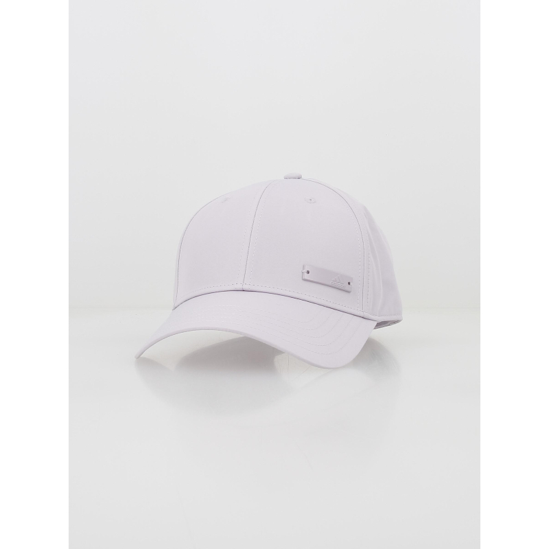 Casquette baseball logo métallique violet pastel - Adidas