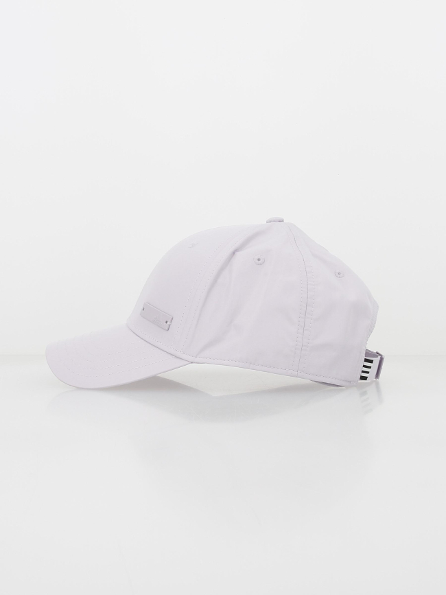 Casquette baseball logo métallique violet pastel - Adidas