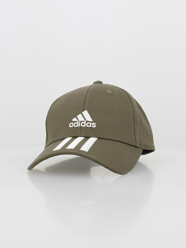 Casquette 3 stripes brodé kaki - Adidas