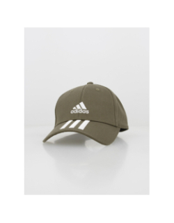 Casquette 3 stripes brodé kaki - Adidas