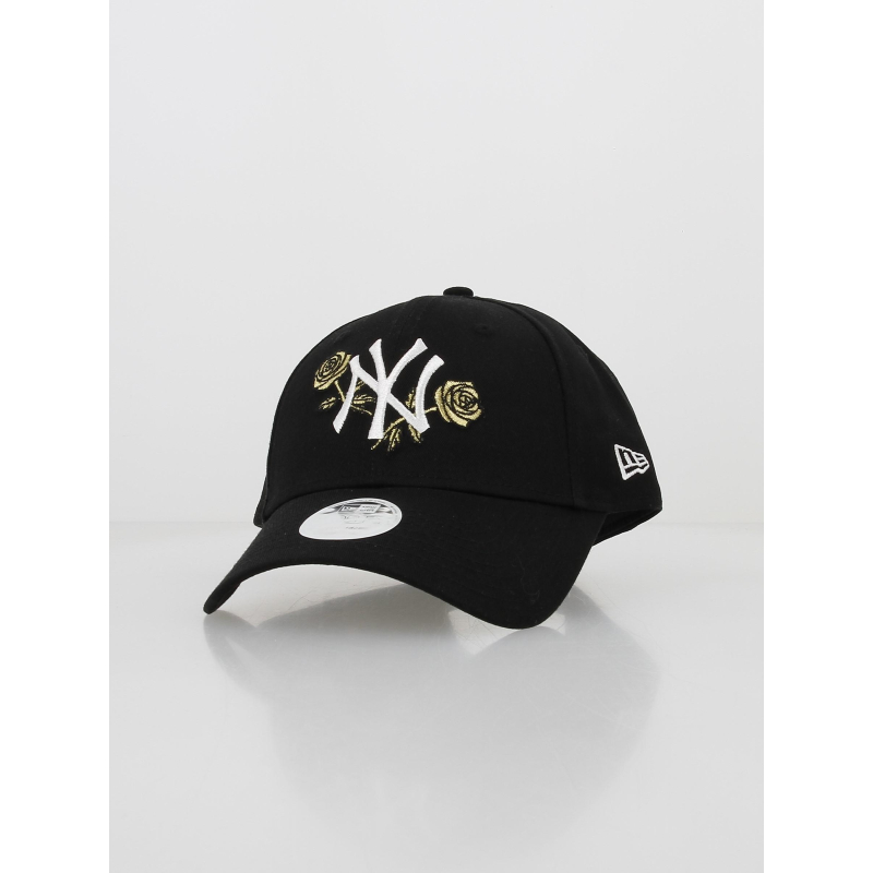 Casquette 9forty fleurs dorées noir femme - New Era