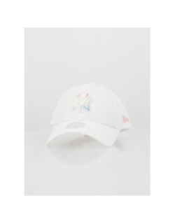 Casquette 9forty logo dégradé tie dye blanc femme - New Era