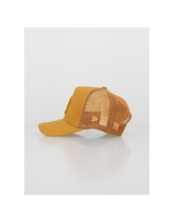 Casquette tonal mesh trucker jaune orange - New Era