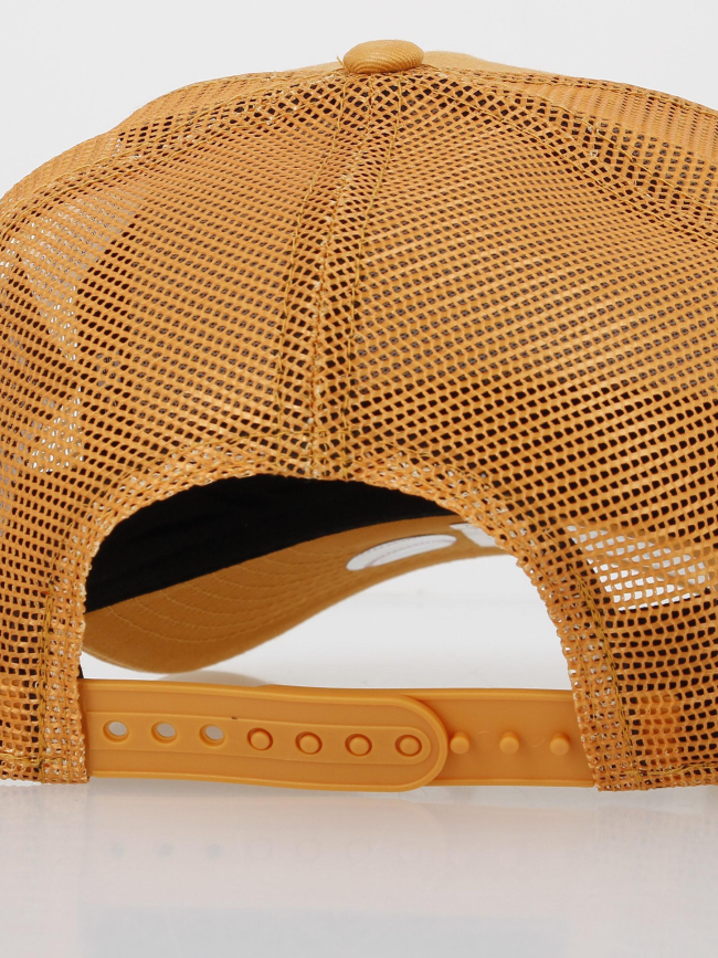 Casquette tonal mesh trucker jaune orange - New Era