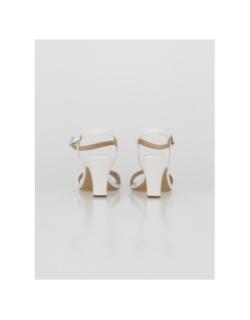 Sandales à talons mat blanc femme - Tamaris