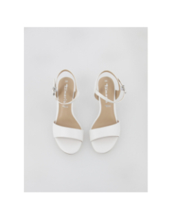 Sandales à talons mat blanc femme - Tamaris