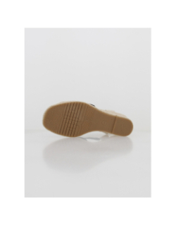 Sandales à talons compensés croisé noir femme - Tamaris