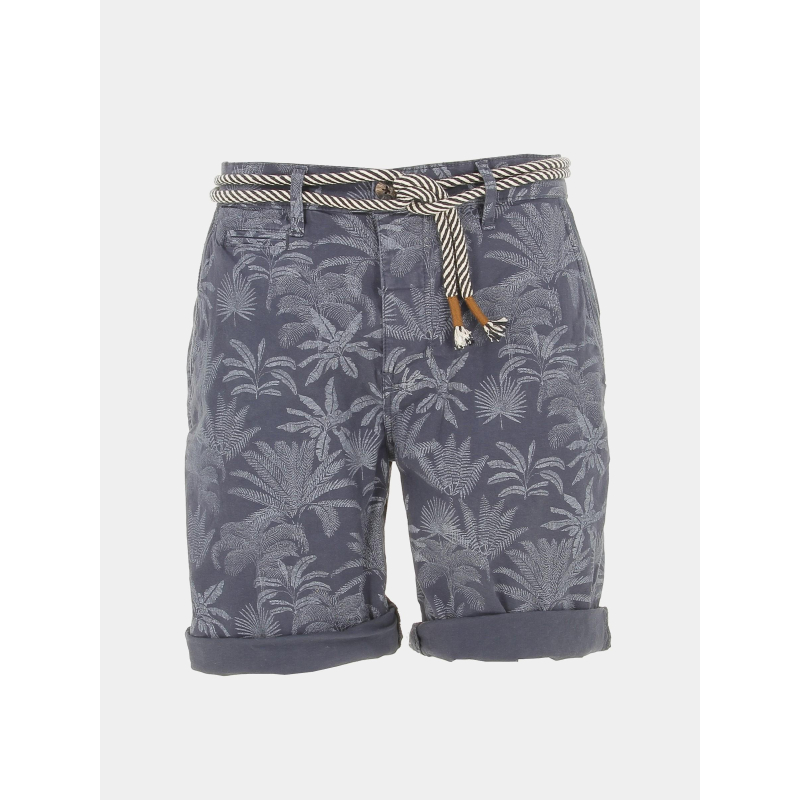 Short imprimés palmier karubi bleu homme - Deeluxe