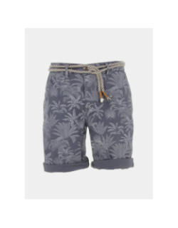 Short imprimés palmier karubi bleu homme - Deeluxe