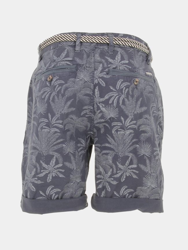 Short imprimés palmier karubi bleu homme - Deeluxe