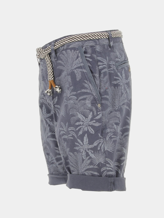 Short imprimés palmier karubi bleu homme - Deeluxe