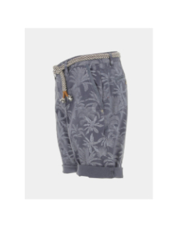 Short imprimés palmier karubi bleu homme - Deeluxe