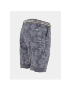 Short imprimés palmier karubi bleu homme - Deeluxe