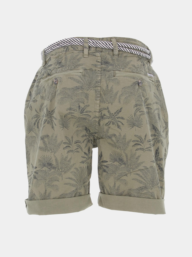 Short imprimés palmiers karubi kaki homme - Deeluxe