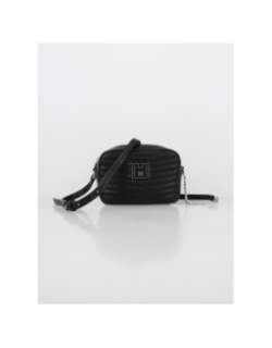 Sac bandoulière matelassé jodie zip noir femme - Hugo