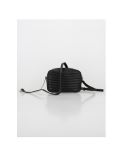 Sac bandoulière matelassé jodie zip noir femme - Hugo