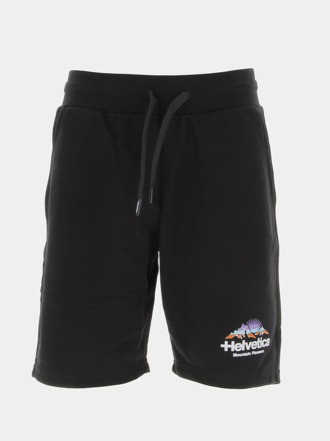 Short jogging mati noir homme - Helvetica