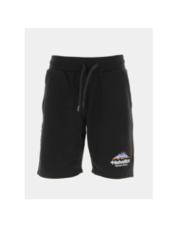 Short jogging mati noir homme - Helvetica