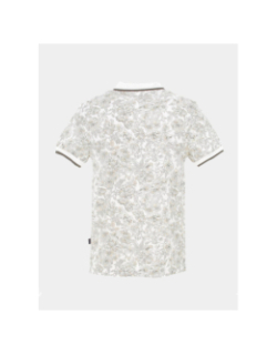 Polo à fleurs gedeon beige homme - Izac