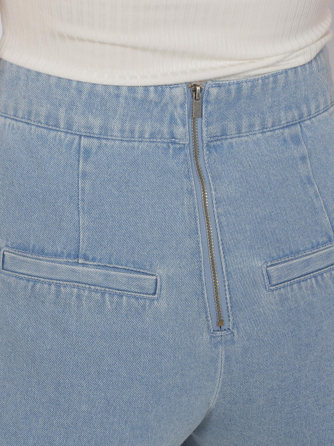 Short en jean taille haute martine bleu clair femme - Vero Moda