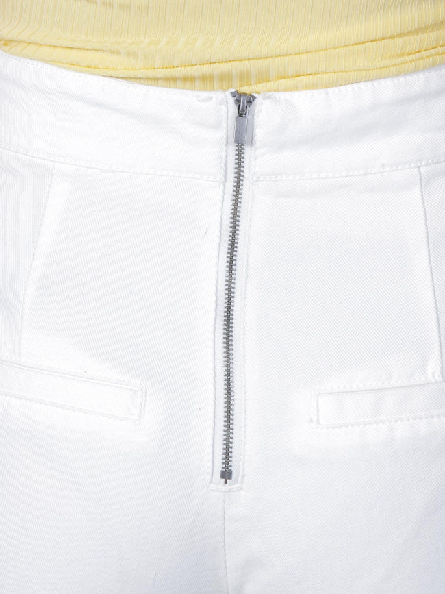 Short en jean taille haute martine blanc femme - Vero Moda