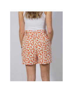 Short à fleurs rosie blanc orange femme - Vero Moda