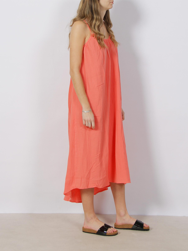 Robe midi natali orange femme - Vero Moda