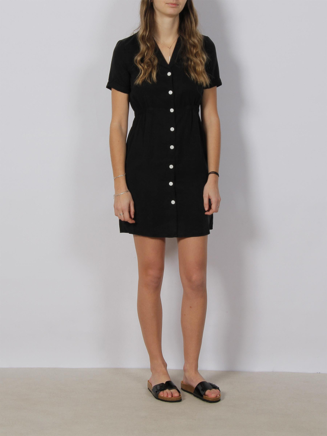 Robe chemise cintrée harper noir femme - Vero Moda