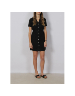 Robe chemise cintrée harper noir femme - Vero Moda