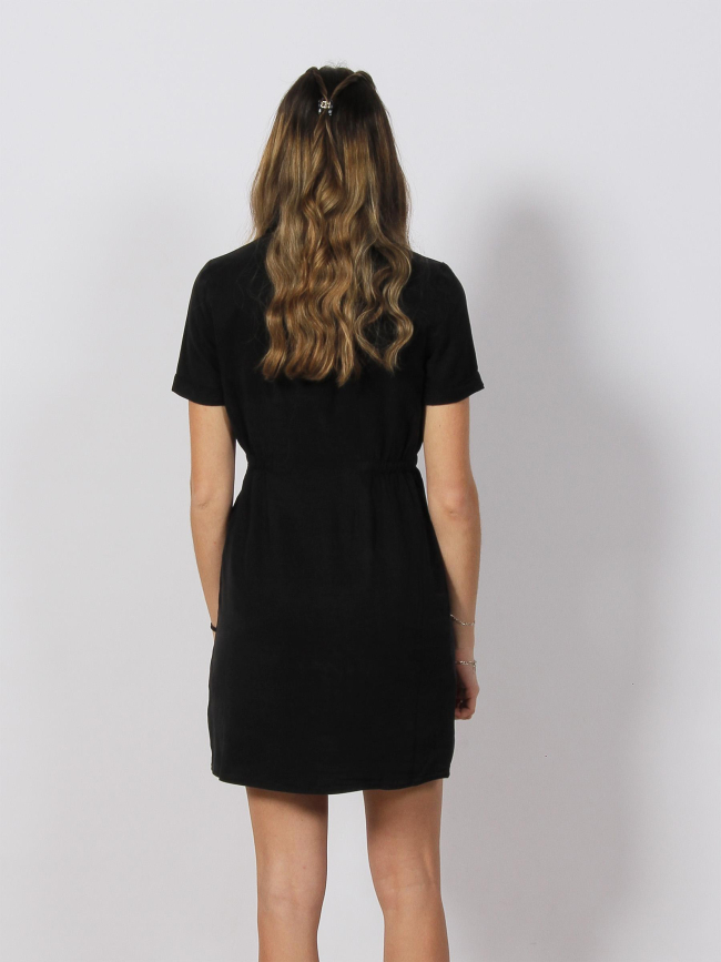 Robe chemise cintrée harper noir femme - Vero Moda