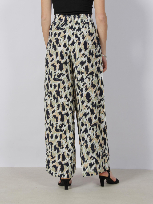 Pantalon fluide large imprimés menny multicolore femme - Vero Moda