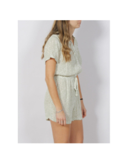 Combi-short menny playsuit vert blanc femme - Vero Moda