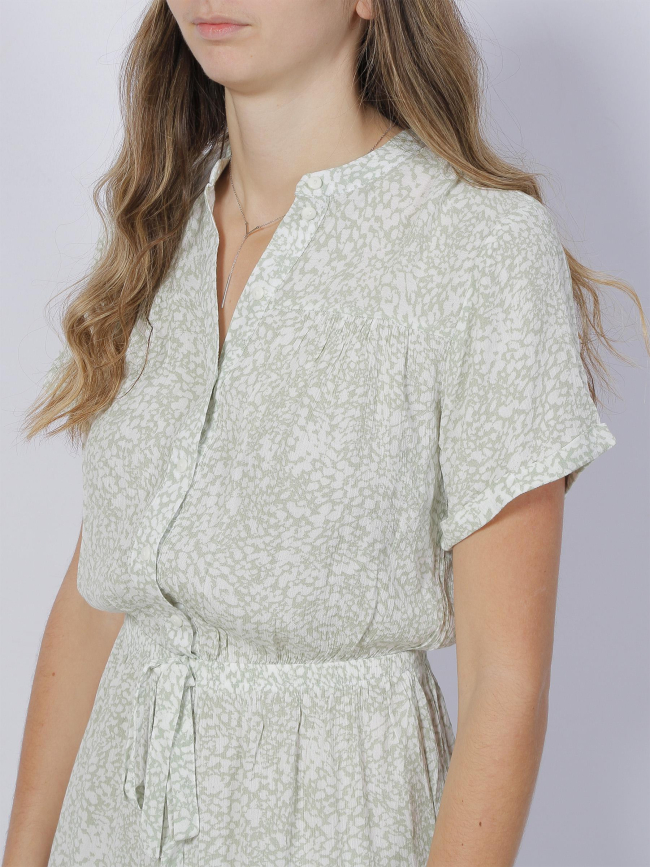 Combi-short menny playsuit vert blanc femme - Vero Moda