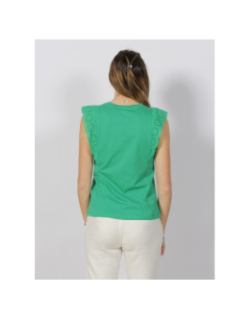 Débardeur épaule ajourée hollyn vert femme - Vero Moda