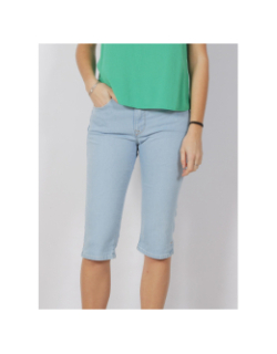 Bermuda en jean secret bleu clair femme - Salsa