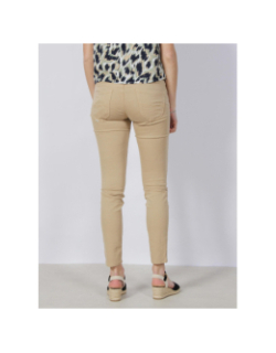 Jean skinny secret push in beige femme - Salsa