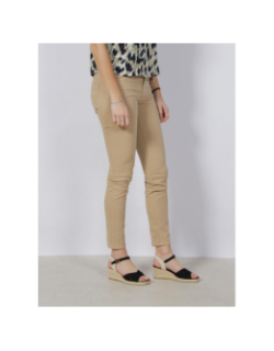 Jean skinny secret push in beige femme - Salsa