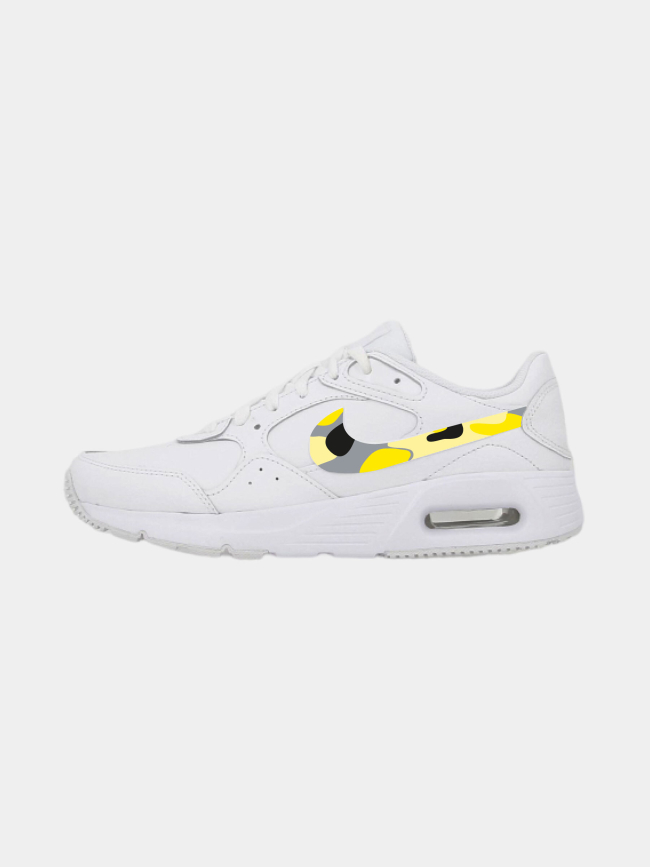 Air max baskets sc lea camo jaune blanc homme - Nike