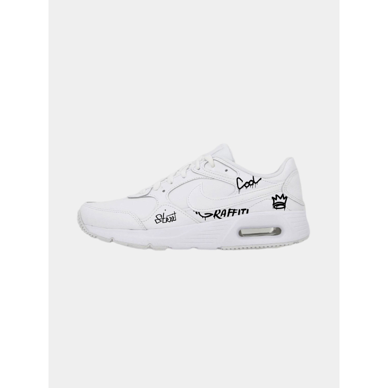Air max baskets sc lea graffitis blanc homme - Nike